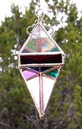 The Rainbow colors on our Pendant 6 Water Prism 