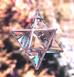 Star Tetrahedron Beveled Water Prism 
