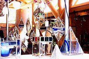 Water Prisms, Glass Boxes and Candleholders